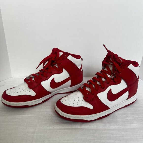 Nike Dunk High Championship Red Size 10 - Picture 1 of 11